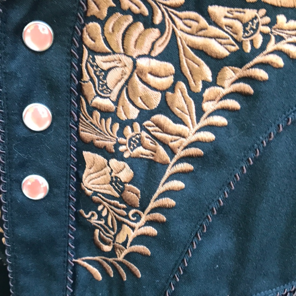 Vintage Scully Embroidered Men’s Shirt Medium